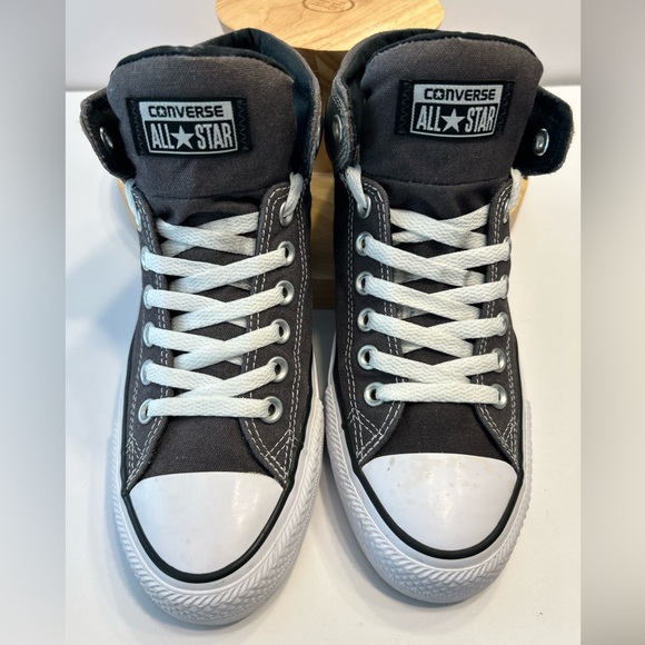 Converse Chuck Taylor All Star Street High Grey - 154841C EUC Skater Size 7.5 - Picture 3 of 7